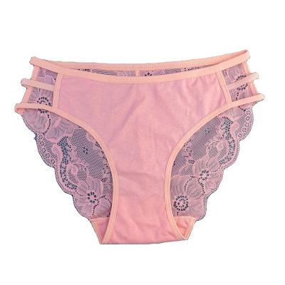 China New Style Breathable Sexy Lady Panty Quicky Dry Briefs Cotton Lace Women Underwear for sale