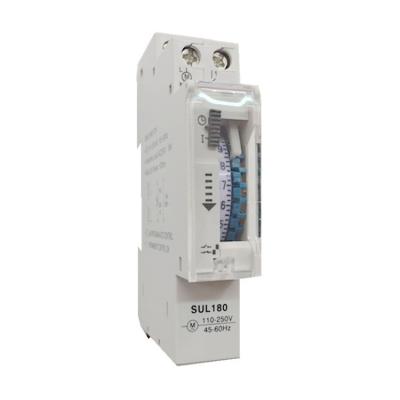 China ALC18 mechanical din rail timer SUL180 15min 24 hour mechanical din rail timer timer relay time switch programmable analysis instruments for sale