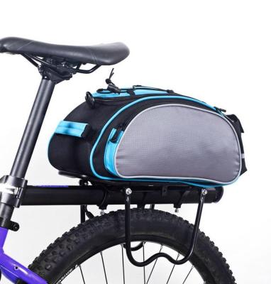 China Water Proof Bicycle Pannier Bag Cycling Rear Trunk Bag Bike Seat Storage Bag for sale