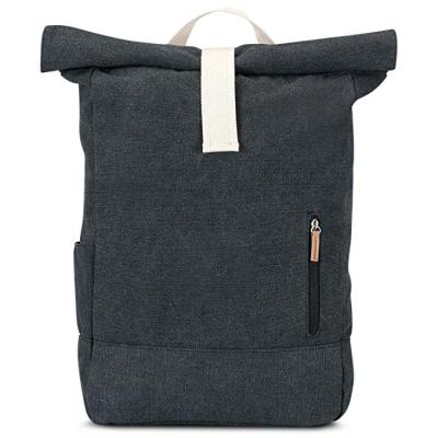 China Durable Canvas Rolling Rolling Office Travel Backpack Rolling Laptop Backpack for sale