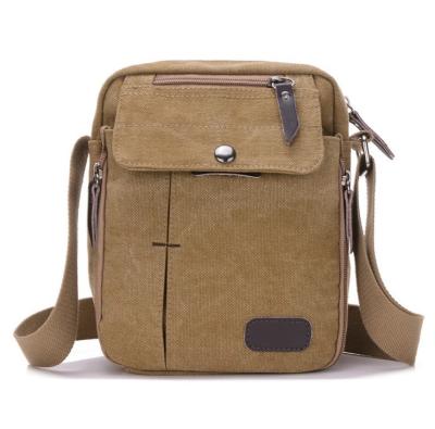 China New Cheap High Quality Canvas Shoulder Bag Cross - Body Bag Messenger Bag For Men for sale