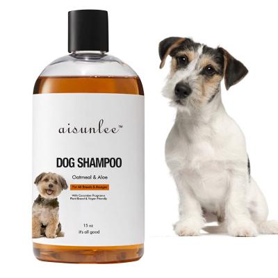 China Viable Organic Dog And Natural Shampoo And Cats Condition With Aloe Vera Vitamin E To Relieve Irritating Dry Skin Dog Shampoo for sale