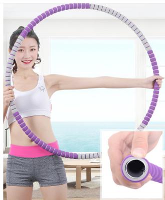 China 88cm Foam 1.2kgs Cover Gymnastic Eco Friendly Detachable Weighted Slim Hoola Ring for sale