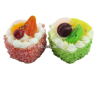 China China hots sell minimum heart shape fake wedding artificial cake with fruit for sale