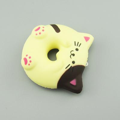 China PU foam toy daiso soft janpan donut cat squishy slow rising strain toy for promotional for sale