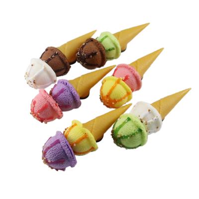 China China Mini Sponge Plastic Colorful Artificial Fake Ice Cream Cake Decoration For Food Model Display for sale