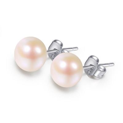 China Environmental Friendly Wholesale 925 Silver Stud Earrings With Freshwater Pearl Earrings for sale