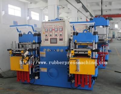 China High Precision 300 Ton Carbon Steel Flat Vulcanizing Machine Blue Color for sale