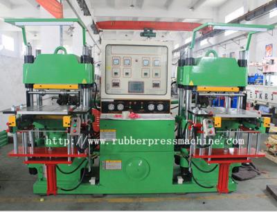 China Single Mold Silicone Rubber Flat Vulcanizing Machine / Compression Moulding Machine for sale