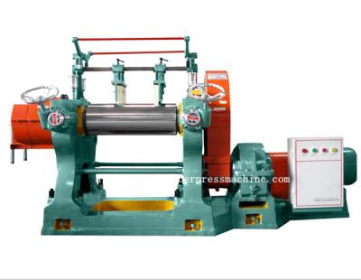 China High Output Open Mill Rubber Mixing / Double Roll Rubber Making Machine for sale