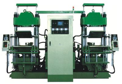 China Twin - Screw Feeding Systems Injection Molding Machine Flat Rubber Vulcanizing Equipment for sale