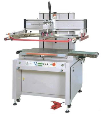 China Speed Adjustable Automatic Printing Machine Flat Screen Printer With Unloading Robot for sale