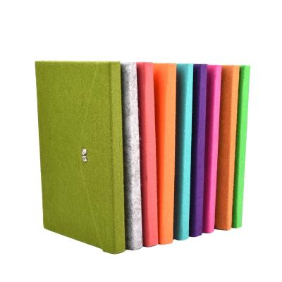 China Good quality and design is beautiful felt notebook felt wrap form fabric felt notebook for sale