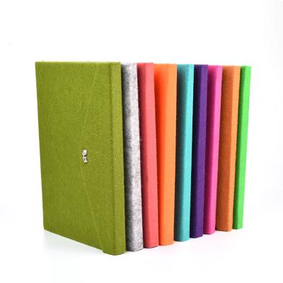 China Wallet Shape Cloth Notebook Felt Notebook Artificial Wool Book Cover A4 Handmade A5 Felt Book for sale