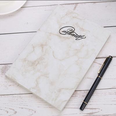 China Factory Leather Cheap Marble Pattern Notebook Notebook Leather Notebook for sale