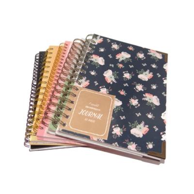 China Lovely Expression Coil Spiral Notebook Cute Spiral Notebook Notebook For School Supplies for sale