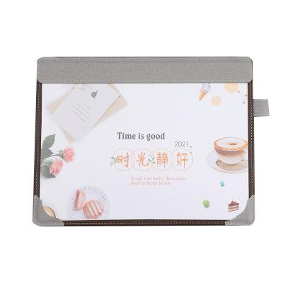 China Table Calendar School Work Planner Customized Modern Managtic Table Calendar for sale