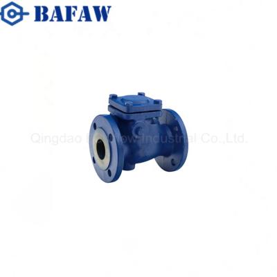 China BS5153 Ductile Cast Iron Flanged Swing Check Valve PN16 for sale