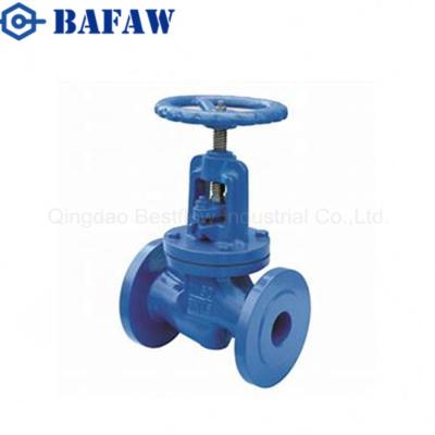 China Flange Steam Globe Valve / DIN Bellow Sealed Cast Steel Globe Valve for sale