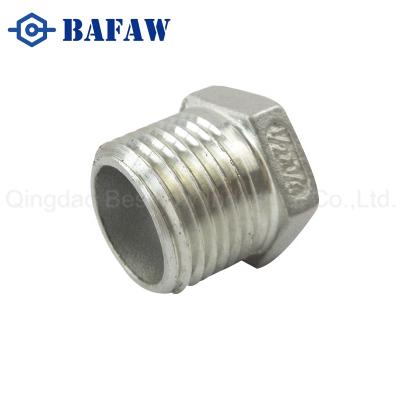 China stainless steel screwed 304 316 class 150 hex nipple pipe fittings for sale