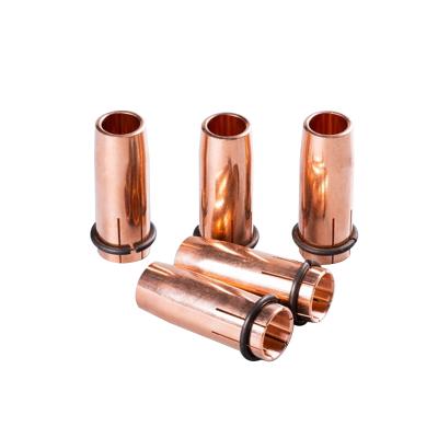 China Durable Copper Huarui MIG Spare Parts 145.0088 Tapered Nozzle For MB 602D Water Cooled Torches On Sale for sale