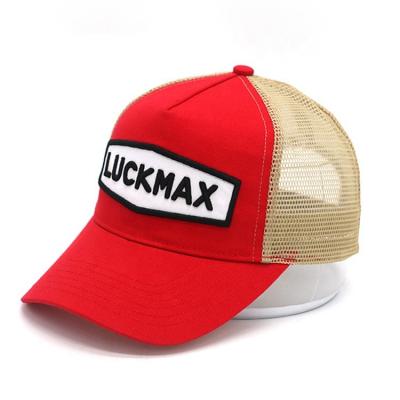 China 5 Panel Embroidery Patch Cotton Trucker Hat Wholesale COMMON COMMON Hat for sale