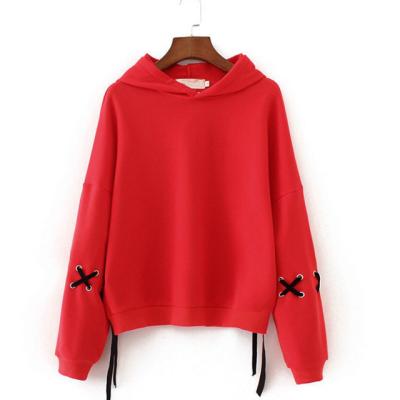 China Custom Wholesale Empty Viable Pullover Hoodies Women for sale