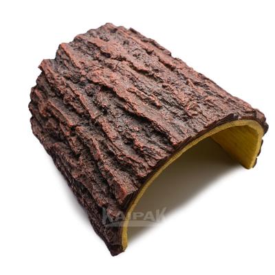 China Sustainable REPTILES hide place landscape Ornaments Resin Tree Log cave Polymer Pet Accessories And Ornaments Fo nakes or lizards for sale