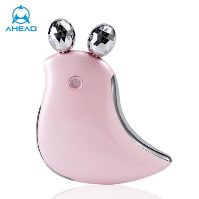 China Hot Sale EMS Microcurrent Mini Electric Facial Lifting Wrinkle Remover Massager Portable Beauty Device for sale