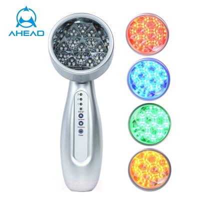 China Pore ​​Beauty Personal Care LED Red Light Skin Care PDT LED Shrink Therapy Machine Interchangeable 4 Heads Photon Rejuvenation Device for sale