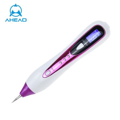 China Wholesale Facial Pore Remover Mole Removal Pen Warts Removal Machine 9 Levels Skin Tag Remova With 5pcs Needlesl For Personal Beauty Care for sale