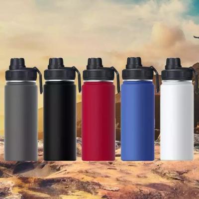 China Best Quality PORTABLE Hydraulic Double Wall Vacuum Flask Insulated Stainless Steel Water Bottle Outdoor Mugs Wide Mouth Amazon Hot Sale for sale