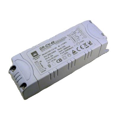 China Small size 3A 2A 1A 0-10V led driver 12V dimmable led light driver OR Triac dimming led driver from 12W 24W 50W for sale