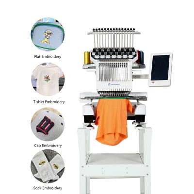 China China Proamker 15 Needles 1 Head 3D Multi-function Embroidery Machine IndustryHO1501-A15 For Hat Leather Towel for sale