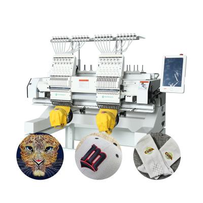 China promaker Industrial 1202C 2 Head Computerized Embroidery Machine CHINA for sale