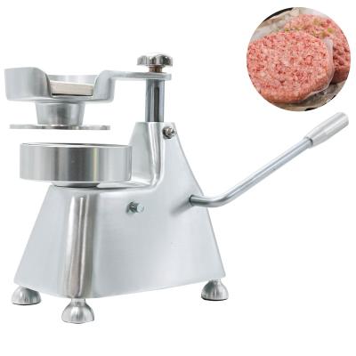 China Appropriate Patty Press Machine Hamburg Shop Proper Burger Burger Manual Use Deluxe Meat Food Supplied 2 Years 315*250*280 MM NC; JIA YS for sale