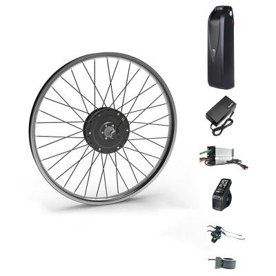 China Two series 16 front 19 20 26inch / rear wheel ebike kit 500w hub motor for sale