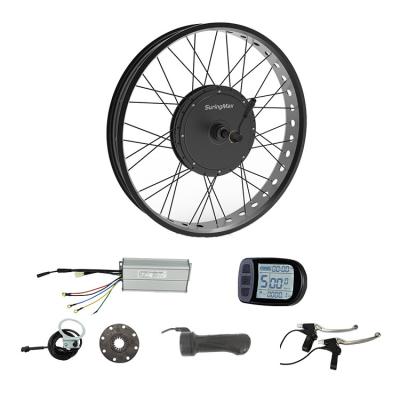 China Two Series High Quality Electric Fat Tire 500w 750w 48V Snow Beach E Bike Hub Motor Kit For Conversion for sale