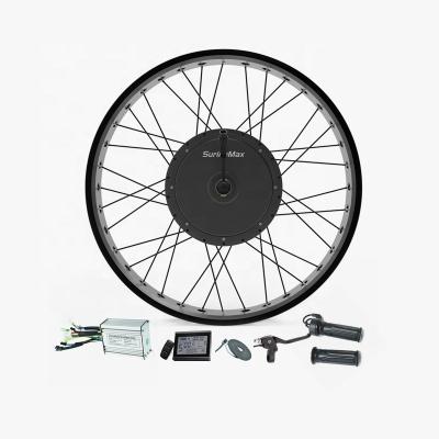 China Two Series Fat Bike Electric Bicycle Kit 48v 500w Gearless Hub Motor for sale