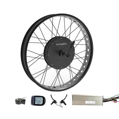 China Two Series Electric Bike Conversion Kit 48v1000w fatbike hub gearless motor for sale