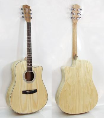 China ASH Manchurian 41 inch Full-ASH Acoustic Guitar Cutaway Guitar for sale