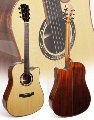 China Sitka 41 Inches Flawless All Solid Wood Acoustic Guitar for sale