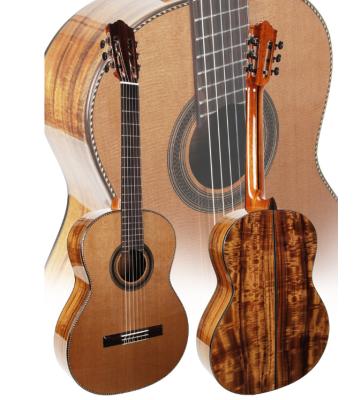 China Canadian Solid Cedar Classical Guitar 39 Inch Height for sale