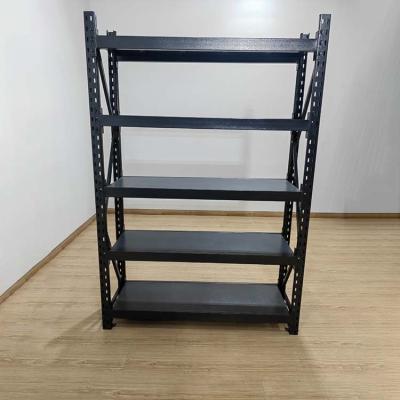 China Corrosion Protection Adjustable Warehouse Heavy Duty 4 Tier Garage Shelving Unit Steel Industrial Storage Shelves for sale