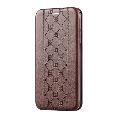 China Shockproof Premium Magnetic Flip PU Leather Phone Case For Samsung J7/A32/A52/A02S Flip Walle Phone Cover for sale