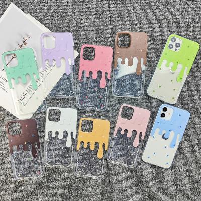 China 2.0mm thickness flexible soft tpu shockproof UV printing transparent phone case for iphone 13 pro for sale