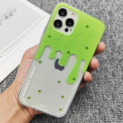 China Regenerative Soft Summer Ice Cream Pattern 2.0mm TPU Printing Soft Flexible UV UV Case Shockproof For F19 pro plus A74 A93 A54 for sale