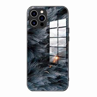 China Colorful Glass Shockproof Fashion TPU Phone Case For iphone 13 pro tpu 13 PC Glass Cover for sale