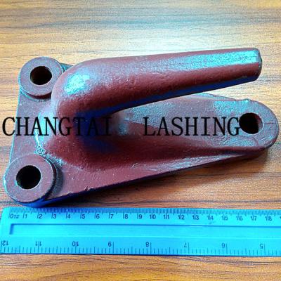 China RED heavy industry hook, heavy duty container lifting hook, BS: 20T for sale