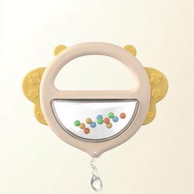 China Baby Safe Teether Ring Rattle Toys From Toy Cheap Price Food Grade Baby Musical Health Material for sale